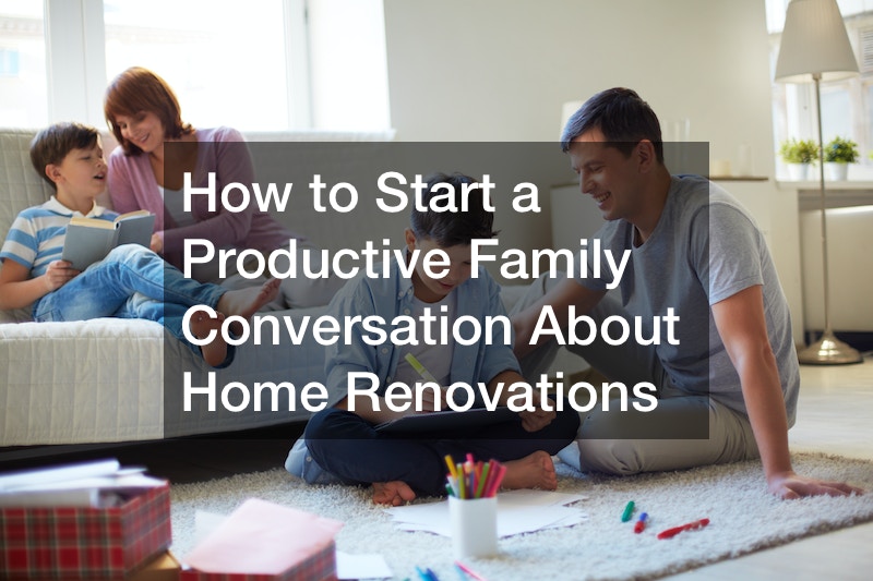conversation about home renovations